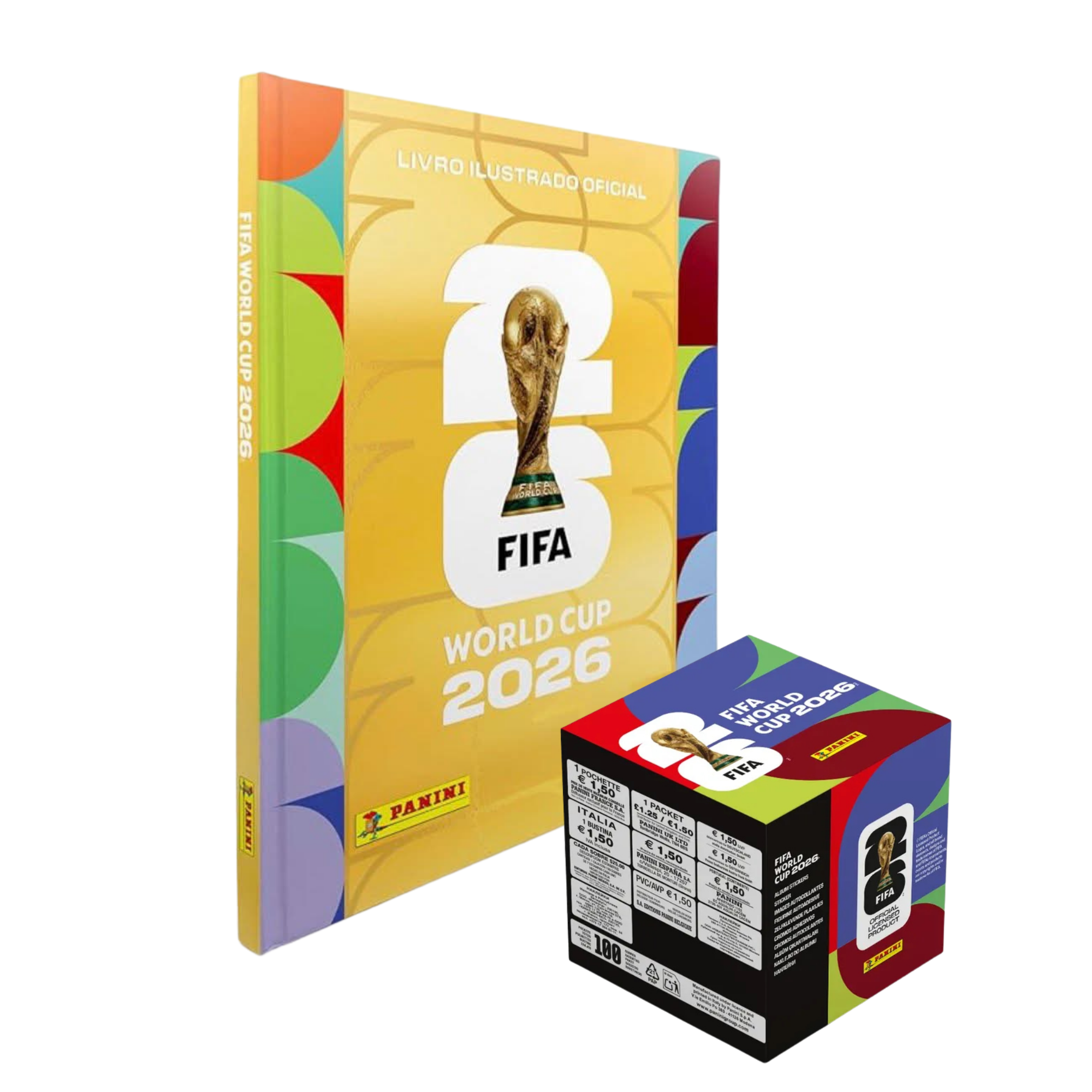 Álbum Especial Dorado 2026 + Caja de 100 Sobres